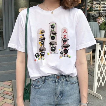 Dlrn Plavba Chihiro Cartoon Žena Tshirts Grafické Tees Ženy Harjauku Japonské Anime Roztomilý Kawaii Oblečenie, Streetwear