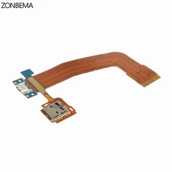 ZONBEMA 5 ks/veľa Vysokej kvality Pre Samsung Galaxy Tab S 10.5 T800 T801 T805 Nabíjanie Nabíjačky, Docking Port + Sim Reader Flex Kábel