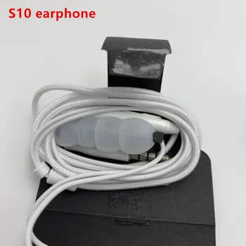 Veľkoobchod 10 Kusov 3,5 mm Do uší s Mikrofónom káblové slúchadlá pre huawei Samsung Galaxy s rezacím zariadením s10 S10+ S9 S8