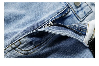 Plus Veľkosť Jeans 2020 Nové pánske Elastický Pás voľný Strih Denim Hárem nohavice mužskej módy tlače hip hop Členok Dĺžka Džínsy 42 46