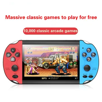 Vreckové Herné Konzoly, Nostalgické 4.3 Palcový HD Veľký Displej 8G Dvakrát rocker Klasické Hry Mini Handheld Video Game