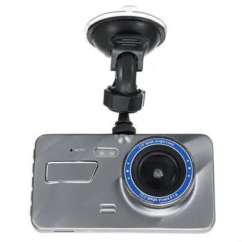 4 palca s rozlíšením 1080P duálny objektív 170degree kamera auta dvr dash auto vozidla videorekordér g-senzor pre nočné videnie