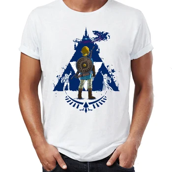 Nové Muži T-shirt Odkaz A Triforce Legend Of Zelda umeleckej tvorivosti Úžasné umelecké Diela Vytlačené Tričko Hip Hop Tričká Topy Harajuku Streetwear
