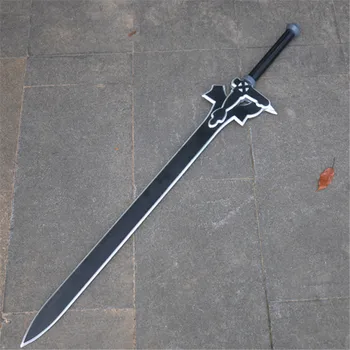 80 cm SAO Meč Elucidator Sword Art Online 1:1 Kirigaya Kazuto Zbraň Akcia Obrázok Asun Tmavé Repulser Cosplay Meč PU Deti Hračka