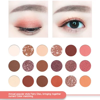 18 Farby Desert Rose Očné Tiene Pearlescent Matný Lesk Eyeshadow Palety Dlhotrvajúci Make-Up Eyeshadow Krásu Očí Paleta