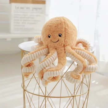 Roztomilý Octopus Plyšové Plyšové Hračky Krásne Mäkké bytové Doplnky Vankúš Mora Tvorivé Zvierat Bábika Deti 40-80 cm Dievča, Darček Tikilisa