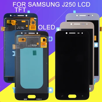 Catteny 2018 J2 Displej Pre Samsung Galaxy J250 Lcd J250M J250F J2 Pro Displej S dotykovou Obrazovkou Digitalizátorom. Montáž Pomocou Nástrojov