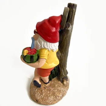 Živica Gnome Socha Surf Beach Vianoce Zdobiť DIY Záhrada Živice Trpaslíci Santa Claus Domáce Dekorácie, Ozdoby Narodeninám