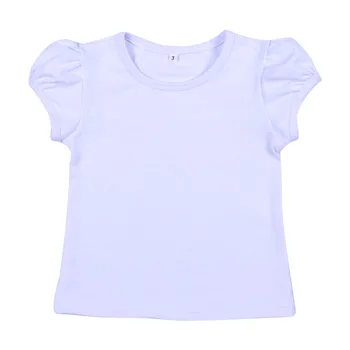 Batoľa Dievčatá košele Letné krátke Spp rukáv Prázdne bavlna boutique t-shirts deti oblečenie, topy pre dievčatko 2 Roky Oblečenie