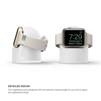Poplatok Za Apple Hodinky stoja iWatch 42mm 38 mm 44 mm 40 mm sledovať príslušenstvo apple hodinky 6 5 4 3 2 SE stanice držiteľ čierna biela