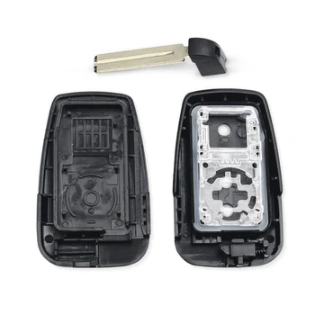 Dandkey Nahradenie Smart Remote Kľúča Vozidla púzdro Pre Toyota Prius RAV4 2019 Fob 2 Tlačidlá S Núdzovým Vložiť Uncut Čepeľ