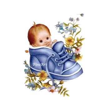 Veľmi roztomilé dieťa v obuv zomrie scrapbooking kvet dieťa blany plavidlá zomrie pečiatka formy pre razba die kusy na kartu, takže