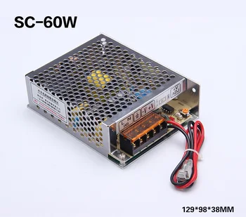 60W 12V 5A univerzálny AC UPS/Charge funkcia monitor prepínanie napájania s 13,8 v, nabíjačka batérií(SC-60-12)