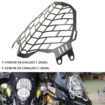 V-strom 650 Predné Vedúci Svetlo Objektív Mriežka Kryt Kryt Motocykel svetlomety Chránič Pre SUZUKI DL650 DL 650 DL1000 2017-2020