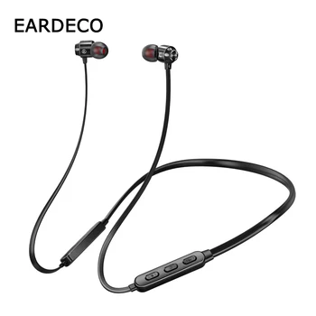 EARDECO Bluetooth Slúchadlá Slúchadlá 5.0 Neckband Bezdrôtové Stereo Slúchadlá Slúchadlá Hifi Magnetické Headset s Mikrofónom Nepremokavé