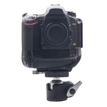 DSLR Fotoaparát, Statív Vedúci Univerzálny Hliníkovej Zliatiny Rýchle Uvoľnenie Doska L Držiak pre Nikon D750 Statív