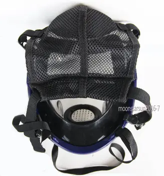 Aktualizované celotvárová Maska Pre 6800 plynovú Masku Plnú Tvár Facepiece Respirátor Pre Maľovanie Striekaním s 2ks Kartuše