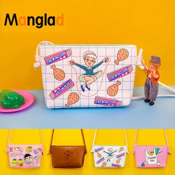 Manglad Cartoon Tlač Messenger Tašky s Vodou-dôkaz Mobilného Dotykové taška Funny Výtlačkov Dievčatá Roztomilý Taška cez Rameno Kabelky Kabelky