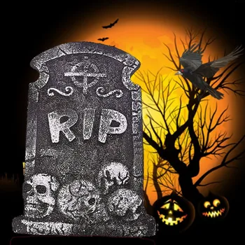 1 ks Halloween Pena Náhrobný Kostra Náhrobný Strašidelný Dom, Kameň Grisly Rekvizity Party Dekor Dvore Dekor Náhodné Štýl