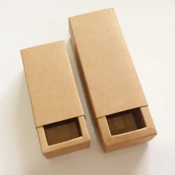 50pcs Kraft Darawer Box Papier Plavidlá Moc Darčekové Krabice Svadobné Party Candy Obaly Kartónové Krabice Rúž Zápas Boxy