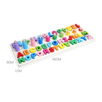 Deti Eduactional Hračky Digitálne list Farba Poznanie Puzzle Montessori Puzzle, Hračky Pre Deti, Hračky Matematika