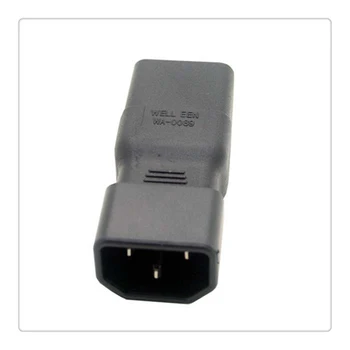 10pcs C14-IEC320 C19 C20 do C14 Adaptér C13 na C19 AC MENIČ AC Napájací adaptér PDU UPS plug converter Standard Vylisované