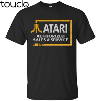 Atari, Retro, T-Shirt, Video, Hry, Konzoly, 2600, 2800, Hráč, Cartridgegood Kvalitné Bavlnené Tričko Mužov A Mužov
