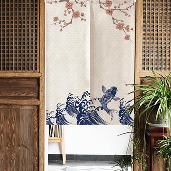 Japonský Dvere Záves Obývacej Izby, Spálne, Oblasť Feng Shui Opony Kuchyňu, Kúpeľňu Visí Opony