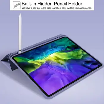 Nové Magnetické puzdro pre iPad Pro 12.9 2020 A2228 A2231 A2068 A2230 A1980 A2013 Smart Shell Stojan, Kryt s Ochranným mäkkým film