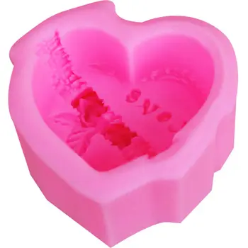 Kaymiklee F1024 Rose DIY 3D Silikónové Mydlo Formy Fondant Torte Čokoláda Láska Formy pre Kuchyni Cake Zdobenie