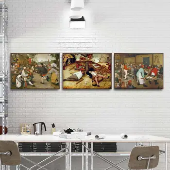 Domáce Dekorácie Umeleckých Obrazov Na Stenu Vzad Obývacia Izba Plagát, Tlač Na Plátne Obrazy Netherlandish Pieter Brueghel Starší 3