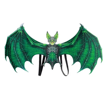 Karneval, Party Dekorácie Vyhovovali Maškaráda Rekvizity Cítil Jedinečný Upír Bat Cosplay Kostým Anime Diabol Halloween Krídla