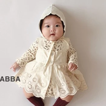 2020 Nové Dieťa Dievčatá Krásne Princezná Oblečenie Vyhovovali Bavlnená Košieľka A Kvetinové Kombinézach Kórejský Japonskom Štýle, Baby, Dievčatá Jumpsuit