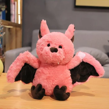 Horúce Tvorivé Cartoon Bat Plyšové Hračky Dark Elf Roztomilý Bat Baby Soft Osobnosti S Spánku Rozprávanie Plyšové Hračky Darček Pre Deti