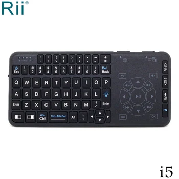 Rii i5 Mini 2.4 GHz Multi-Media Wireless Keyboard Vzduchu Myši TouchPad pre Android TV Box/Mini PC/Notebook
