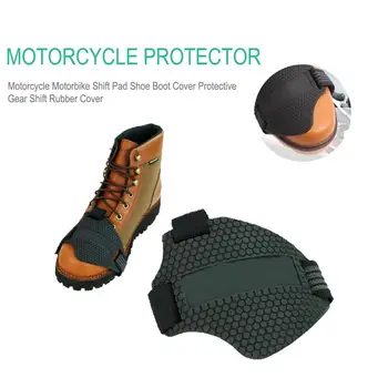Motocykel Non-slip Radiacej Obuvi Boot Šúchať Známky Chránič Gumy Ponožka Pad Kryt Kryt Pre Scooter Autocycle Univerzálny