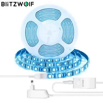 BlitzWolf BW-LT11 Svetla LED Pásy, LED Lampa RGBW Smart App Diaľkové Svetlá Nepremokavé, Osvetlenie, Práca s Alexa Google Pomoc
