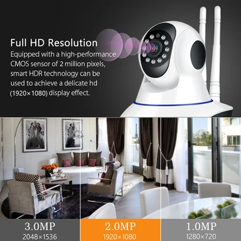 Hiseeu 1080P 1536P IP Kamera, Bezdrôtové Domáce Bezpečnostné Kamery Surveillance Camera Wifi Nočné Videnie CCTV Kamera 2mp Baby Monitor