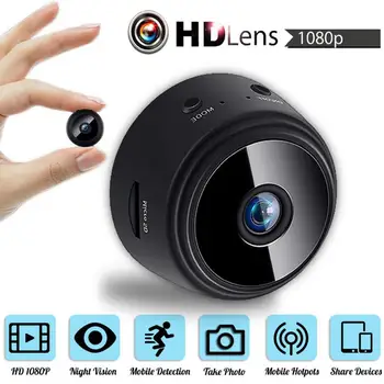 Mini HD 1080 Kamerou na Nočné Videnie Funkciu Podporuje Wifi Detekcia Pohybu A Budenie Push Absorpciu Železa Materiálov Podpora Vzdialenej