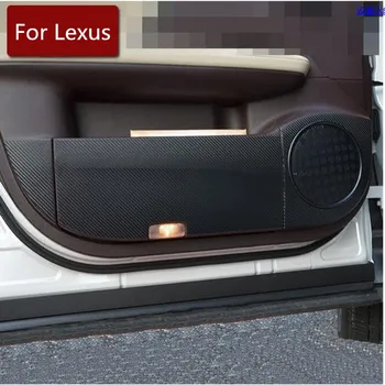 Carbin Vlákno Interiérové Dvere Panel Ochranné Anti-Kick Pad Pre Lexus prijímac nx200 NX300 RX200T RX450T 4PCS/SET AB115