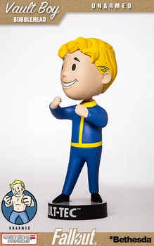 15 cm cm Fallout 4 Q versionshaking hlavu PVC Akcie Obrázok výbušniny charizmu, inteligenciu reči výmenné Model Hračky pre Deti Darček