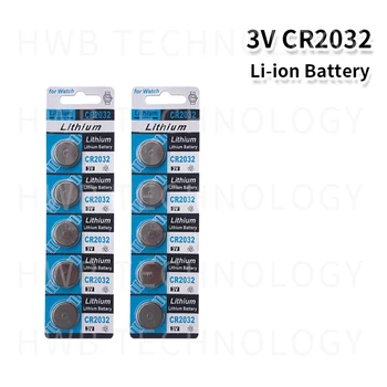 15pc karty, Mince Buniek Bateria CR2032, 3V Lítiová gombíková Batéria BR2032 DL2032 ECR2032 CR 2032 Lítiových Batérií základná Doska