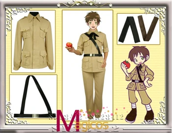 Anime APH Osi Právomoci Hetalia Španielsko Vojenskú Uniformu Cosplay Kostým Party Zákazku