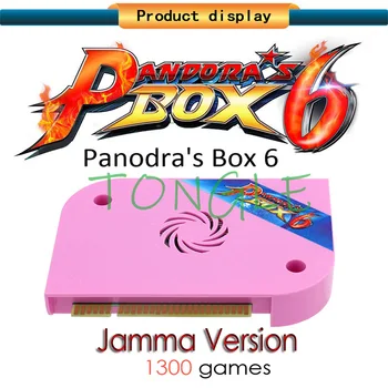 Pandora Box 6 1300 1 jamma arkádovej Verzii pcb hracej CGA VGA HDMI výstup CRT HD 720p podpora fba mame ps1 hry tekken 3d