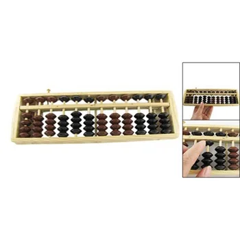 Brown Black Perličiek Školy Výpočet Japonský Soroban Dreva Abacus