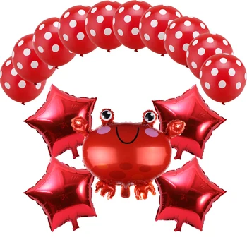 15pcs Ocean world Tému dekorácie mora zvierat fóliové balóniky Narodeninovej oslavy Výročia Deti Narodeniny Láskavosti Dekor dieťa, hračky, lopty