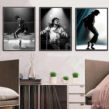 Michael Jackson RIP Hudobník King Star Umenie Plagátu Plátno na Maľovanie na Stenu, Obraz Domova Plagáty a Výtlačky