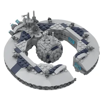 Lucrehulk-bojová loď Triedy Droid Kontroly Vzducholoď Model MOC-42518 Série Star Wars Stavebné Bloky pre Deti DIY Tehly Hračky Vianočný Darček