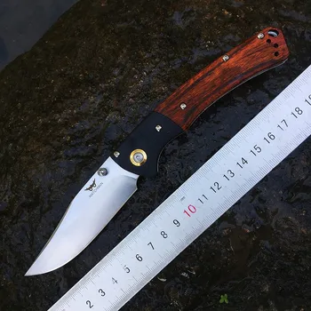 HD01 Zložky D2 čepeľ Skladací nôž Vreckový Nôž výchovy k DEMOKRATICKÉMU občianstvu prežitie taktické nože outdoor, lov floder nože