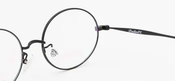 BCLEAR kvalitné unisex retro kolo optické rám zliatiny okuliare na čítanie a krátkozrakosť kvalitné rámy